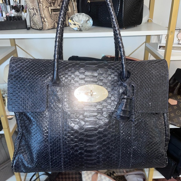 💯 Limited Edition Mulberry Crocskin Bayswater Bag - Picture 11 of 16